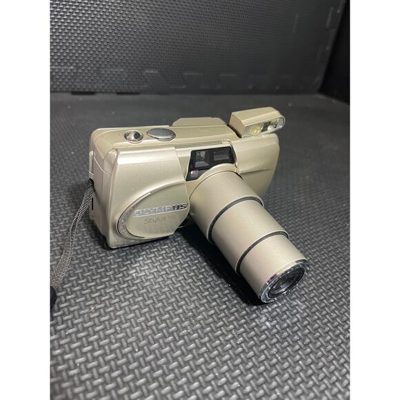 Olympus Stylus 150 Point & Shoot 35mm All Weather AF Zoom Film Camera W Strap - Picture 4 of 8